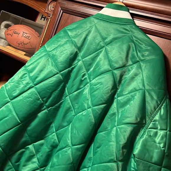 Hardwood Classics NBA Champions Boston Celtics Vintage Bomber Jacket 100% Nylon - Picture 4 of 8